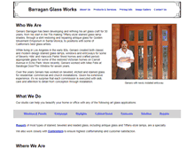Tablet Screenshot of barraganglassworks.com